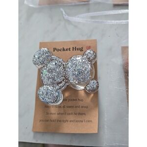 24 Handmade Resin Pocket Hug Bears All Colors Choose One Or Take Them All!721